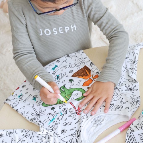 Color Me Pajama™ Two Piece Set | Jurassic Playground
