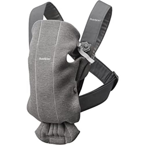 BabyBjörn Baby Carrier Mini, 3D jersey, Dark gray