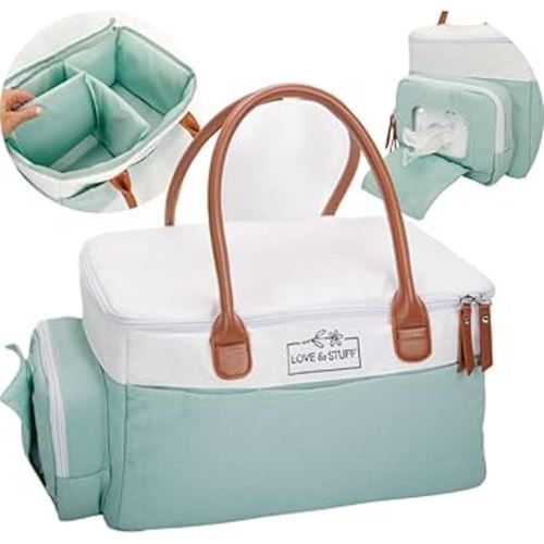 Large Diaper Caddy with Lid