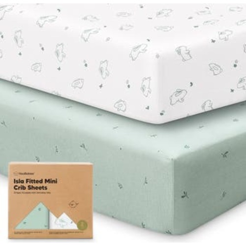 Isla Fitted Mini Crib Sheets