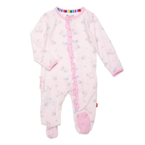 forget me not modal magnetic parent favorite footie with ruffles – Magnetic Me