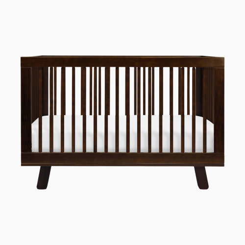babyletto Hudson 3-in-1 Convertible Crib with Toddler Bed Conversion Kit - Espresso