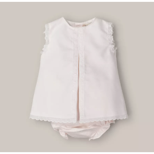 Baby Dress and bloomers set Pasacintas |Doña Carmen