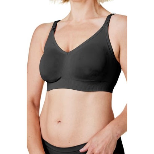 Body Silk Seamless Recycled Nylon Blend Wireless Maternity/Nursing Bra, X-Large (Full Cup)