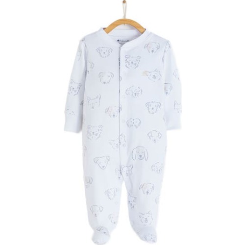 Premium Peruvian Pima Cotton Paws Footie Pajama for Infant, 0-3M