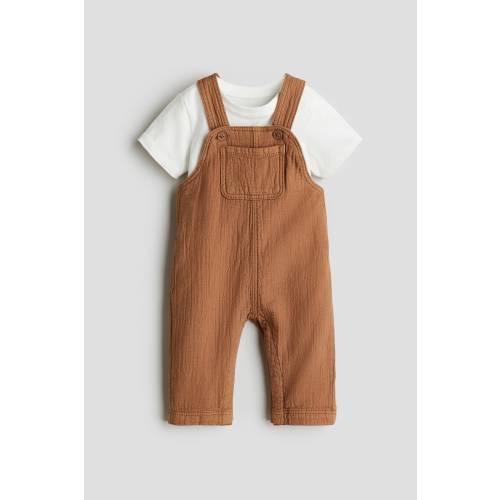 2-PIECE OVERALL AND SHIRT SET