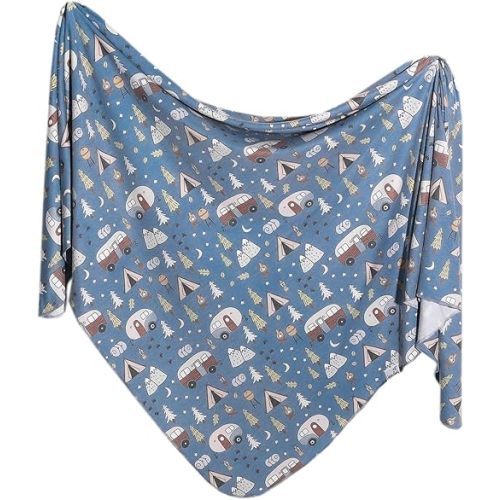 Copper Pearl Baby Swaddle Blanket - Premium Knit Baby Blanket, Large Soft Stretchy Receiving Blankets for Baby Boy and Girl, Swaddles for Newborn, Infant, and Toddler (Bridger)