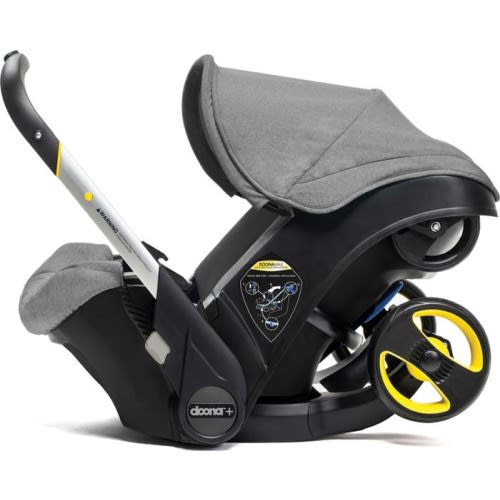 Doona Convertible Infant Car Seat/Compact Stroller System, Grey/ Storm