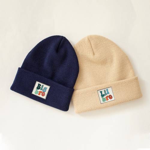 Big Bro, Little Bro, Big Sis, Personalized, Custom Infant Toddler Kids Youth Child Baby Newborn Beanie, Toque, Hat, Family, Mütze, Bonnet