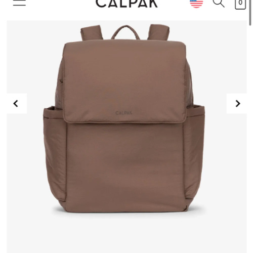 Diaper Backpack with Laptop Sleeve - HAZELNUT
