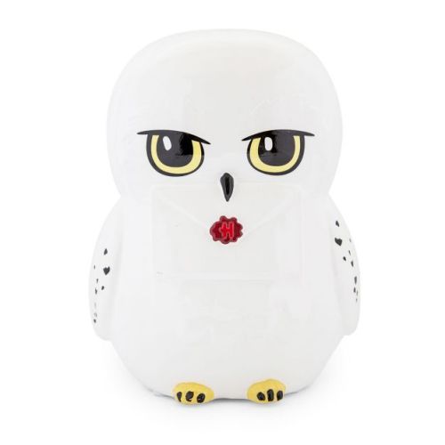 Silver Buffalo Harry Potter Chibi Hedwig 8-inch Figural Coin Bank Storage | Toynk Exclusive