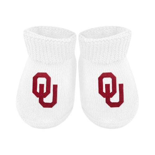 Creative Knitwear College Baby Bootie Sock - Team Logo, Multiple Colors, for Boys & Girls (Newborn - 6 Months)