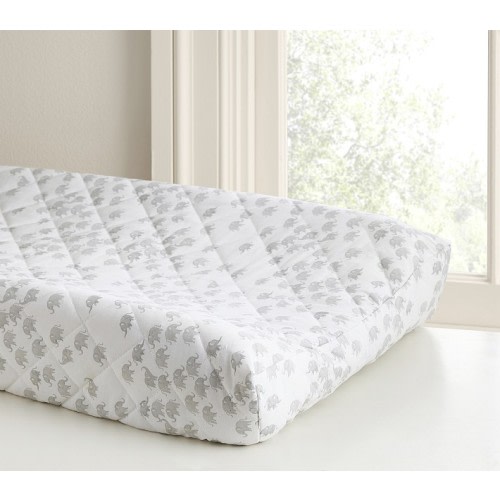 Watercolor Elephant Changing Pad Cover