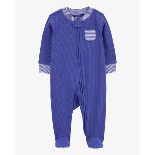 Baby Striped 2-Way Zip Sleep & Play Pajamas - Carter's | Carter's