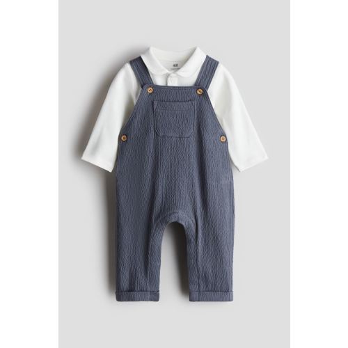 2-piece Bodysuit and Overall Set