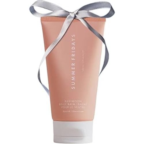 Summer Fridays Babymoon Belly Balm - Nourishing Balm + Body Moisturizer Enriched with Calendula Oil + Vitamin E to Help Reduce the Appearance of Stretch Marks and Dry Skin (5 Fl Oz)