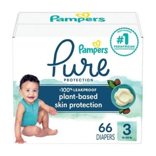Pampers Pure Protection Diapers - (Select Size and Count), Size: 3