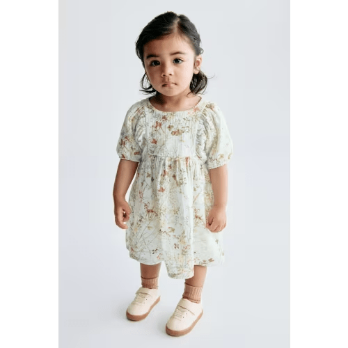 COTTON MUSLIN DRESS