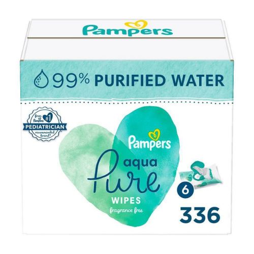Pampers Aqua Pure Sensitive Baby Wipes (select Count)