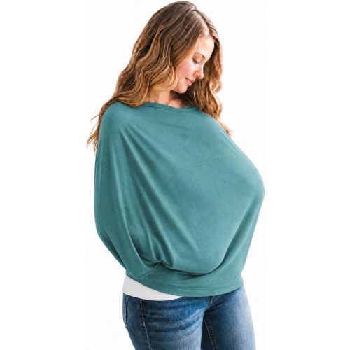 Copper Pearl Nursing Cover for Breastfeeding – Multi-Use Baby Car Seat Cover, Stroller Cover & Breast Feeding Cover Up for Women, Stretchy Breathable High Quality Cover for Boy or Girl, Journey