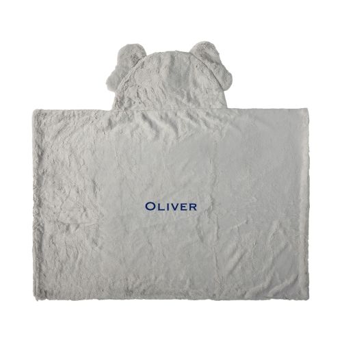 Faux-Fur Animal Baby Hooded Towels