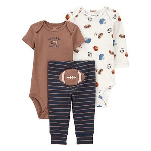 Baby Boys Carter's 3-pc. Football Bodysuit & Pants Set