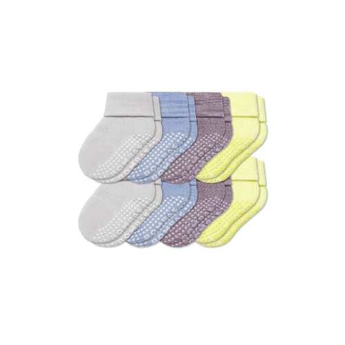 Baby Gripper Socks 8-Pack (6-12 Months) - Bombas