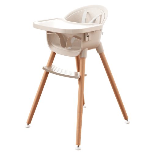 Fodoss 3-in-1 Wooden High Chair for Babies and Toddlers