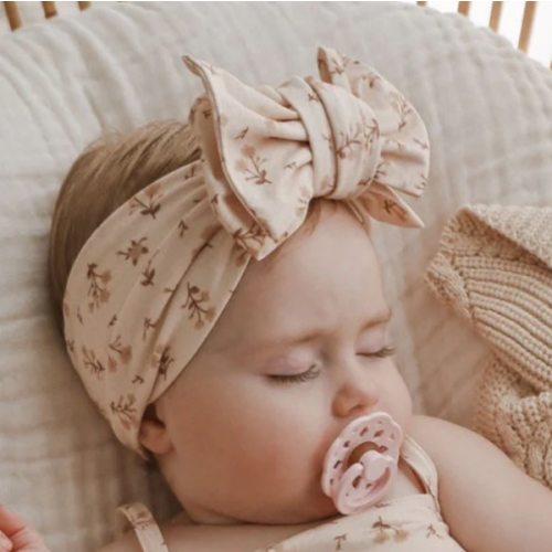 Oversized Topknot | Paisley Coffee – Little and Fern