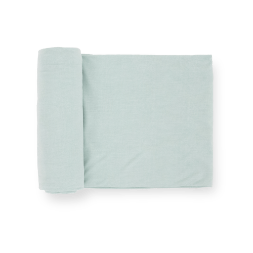 Stretch Knit Swaddle Blanket - Frost Green