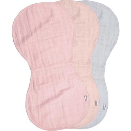 3-Pack Organic Cotton Muslin Burp Cloths