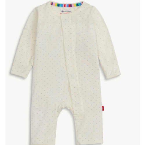 pin dot cream modal magnetic fuss free coverall – Magnetic Me