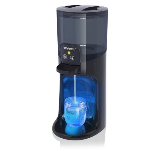 Baby Brezza Instant Baby Bottle Warmer Advanced - Fast Water Warmer Instantly Dispenses 24/7 in 3 Temperatures with Nightlight