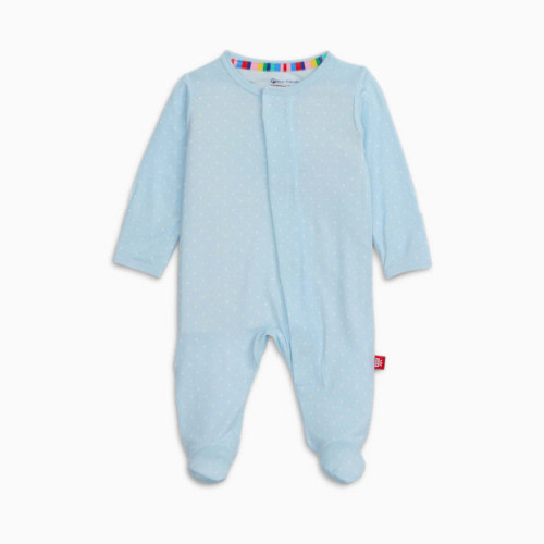 Modal Magnetic Footie - Pin Dot Blue