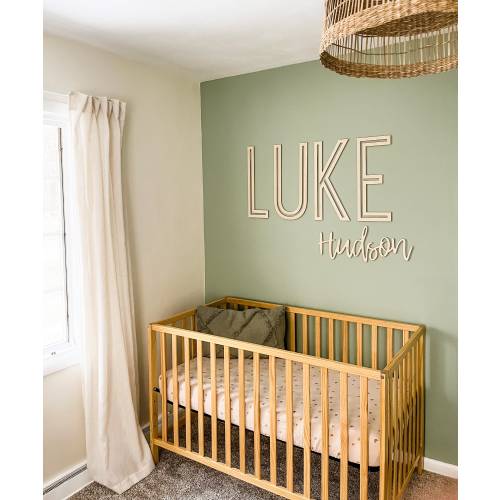 Wood Name Sign