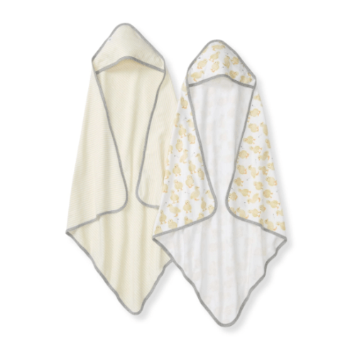 Little Ducks Organic Cotton Hooded Towels 2 Pack