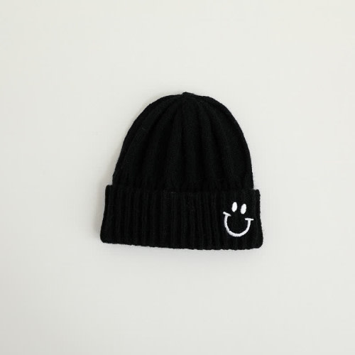 Baby Embroidered Smile Knitted Beanie