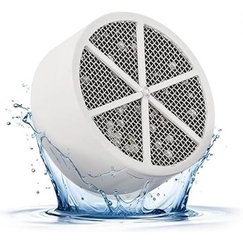 Crystal Quest Bath Ball Replacement Cartridge β Removes Chlorine, PFAS & Odors β Easy-to-Install Water Filter β Eco-Friendly, Durable & Skin-Safe β Built in the USA