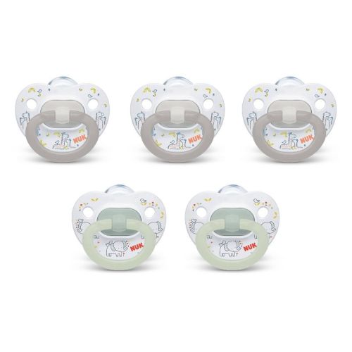 Nuk Classic Pacifiers Value Pack 0-6 Months - Neutral - 5pk