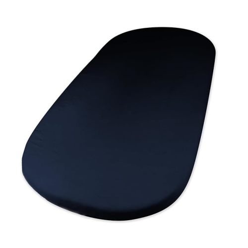 HonestBaby Organic Cotton Fitted Bassinet Sheet, Dark Navy, One Size - Bassinet- 1 Pack - Dark Navy
