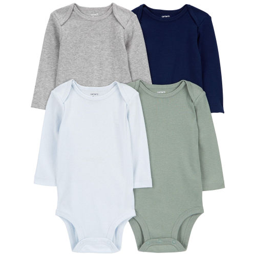 Baby 4-Pack Long-Sleeve Original Bodysuits