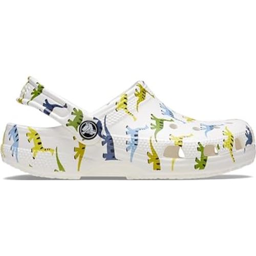 Crocs Unisex-Adult Classic Clog-Seasonal Graphic (Toddler) Character Print T Din