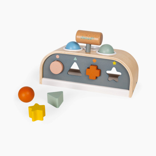 Janod Sweet Cocoon Taptap & Shape Sorter