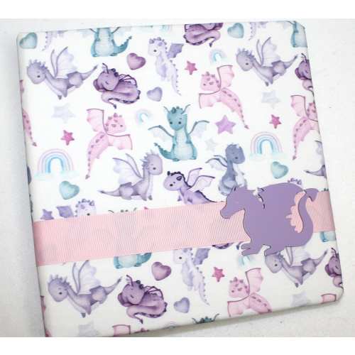 Baby Memory Book, Girl Dragon Baby Book, Baby Book Girl, Cute Dragons, First Year, Baby Milestone Book, Personalized Baby Book, Baby Gift