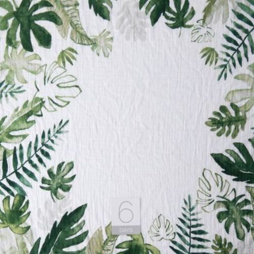 Little Unicorn Photo Blanket -tropical Leaf