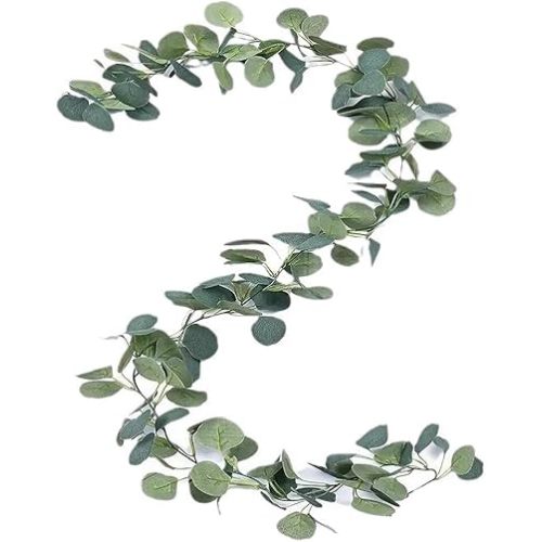 Artificial Eucalyptus Garland Faux Silk Leaf Décor Anniversary Engagement Party Wedding