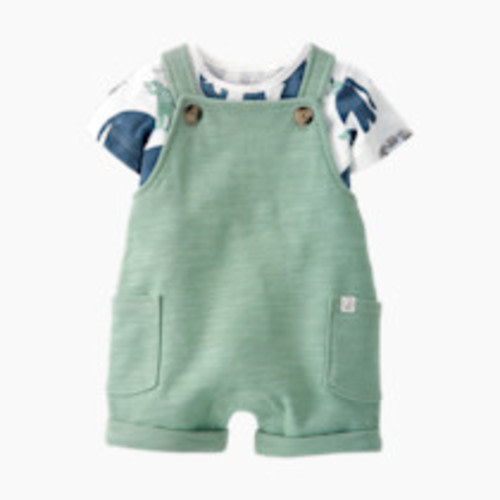 Carter's Little Planet 2-Piece Organic Cotton Shortall Set - Multi, 3-6 M