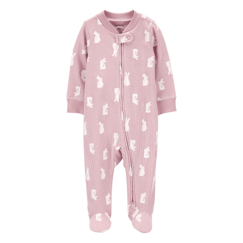 Baby Bunny 2-Way Zip Thermal Sleep & Play Pajamas - Carter's | Carter's