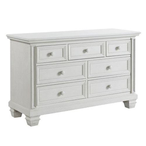 Soho Baby Richmond 7 Drawer Dresser Oyster White - Bambi Baby Store