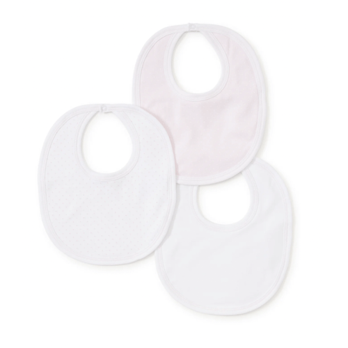 Pink Dot 3 Pack Bib Set